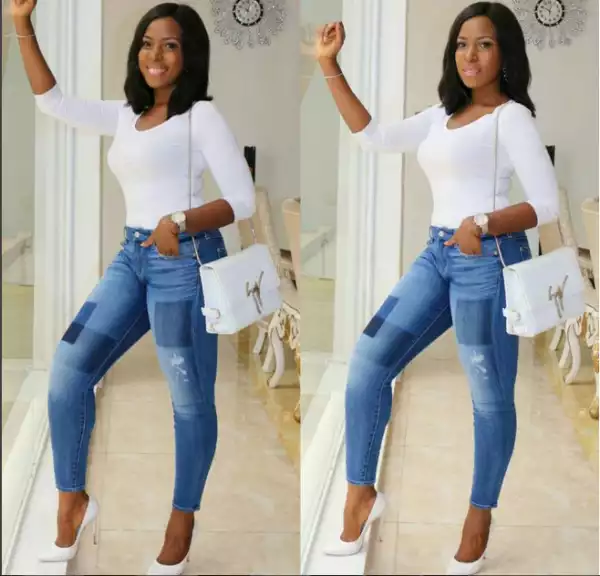 Female Blogger, Linda Ikeji Steps Out In This Lovely Outfit (See Photos)